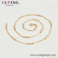 45136 El último diseño de la moda xuping collar de cobre del medio ambiente de cobre de 18 quilates color simple collar